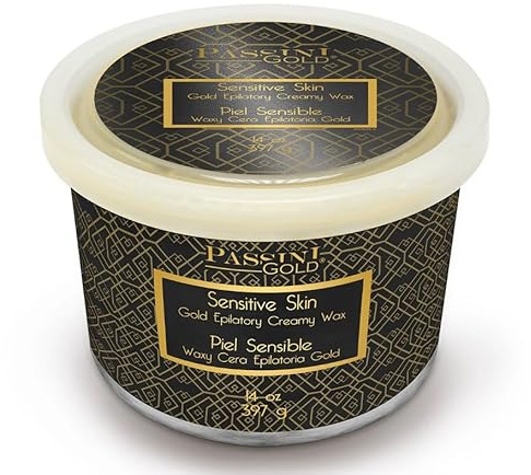 Passini Gold Hair Removal Wax Products Depilatory Wax Delicate Skin 14oz