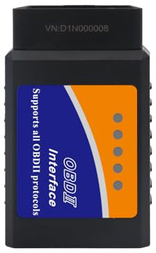 ASVEGE OBD2 Bluetooth OBD Adapter OBD2 für iOS, Android und Windows OBD Scanner Tool Car Code Reader (Schwarz) Plug and Play