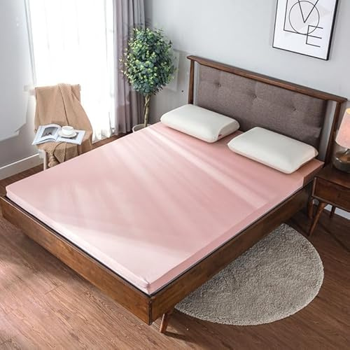 YongXinMY Copertura per materasso futon da pavimento con cerniera - Protettore di materasso a copertura completa di colore solido lavabile antipolvere con cerniera staccabile per materasso da