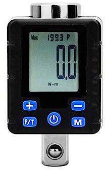 Chiave dinamometrica digitale 0,3-340 Nm Adattatore for misuratore di coppia regolabile Chiave dinamometrica elettronica professionale Strumenti di riparazione di ispezione per bicicletta(BDA4-340)
