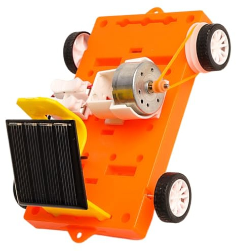 Abaodam Modelo de Coche Solar Educativo para Niños, Kit de Juguetes Científicos DIY, Tamaño Pequeño, Material Plástico Seguro, Vehículo Solar para Experimentos Escolares y Proyectos Stem,
