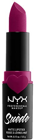 NYX Professional Makeup Lippenstift - Suede Matte Lipstick, superleichter & pudriger Lippenstift, intensiv mattes Finish, 3,5 g, Sweet Tooth 11