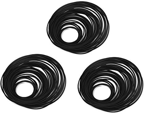 BAAQII 90 Stück Universal-Kassettenband, 26–120 mm, verschiedene Reparaturen Schwarz