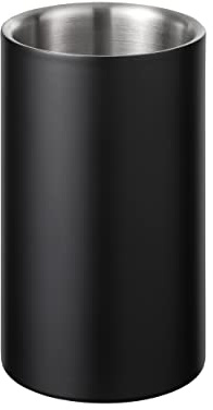 blomus - Easy- Rafraîchisseur de bouteille à double paroi - Convient pour toutes les bouteilles de vin courantes - 12 cm - Couleur Moonbeam 64274