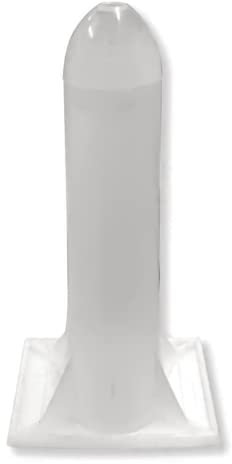 MONDO VIRO Tube pour la préparation de saucisses et rôtis avec ogive Entonnoir en polyéthylène transparent (Ø 96 mm)