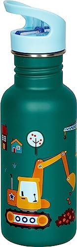 Die Spiegelburg - Edelstahlflasche Bagger Ed.2 - Wenn ich mal groß...(ca.0,5l), 18891