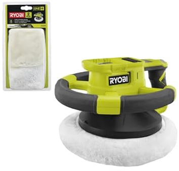 Pack RYOBI - Polisseuse RBP18250-0 - 18V One+ - sans batterie ni chargeur - Bonnet polissage et lustrage RAK2BB