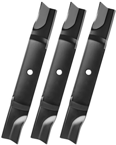 Cuchillas de cortacésped de alta elevación 742-04415 compatibles con Cub Cad et cubierta de corte de 60 pulgadas, cuchillas de repuesto 942-04415 para DS60/M60-CT/M60-KH ROPS/Recon 60, repuesto para