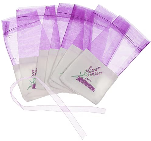 Angoily 30pezzi Sacchetti Aromatici Stile Classico Con Ricamo Bustine Lavanda Per Erbe Profumi Colore Viola Profondo Per Conservare Lavanda Piante Aromatiche
