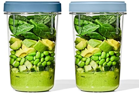 OXO Good Grips Twist & Stack Behälter – 1,2 l – 2 Stück