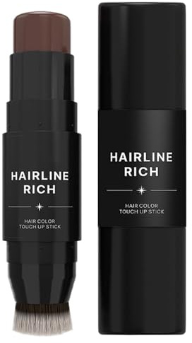 Stylo de couleur pour couverture capillaire pour femmes – Peigne de coloration double face pour couverture des racines | Crayon de couleur longue durée pour couvrir les cheveux des femmes