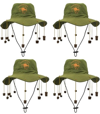 FNA FASHIONS Unisex Australian Corks Hat - Perfect for Parties & Aussie Celebrations (4)