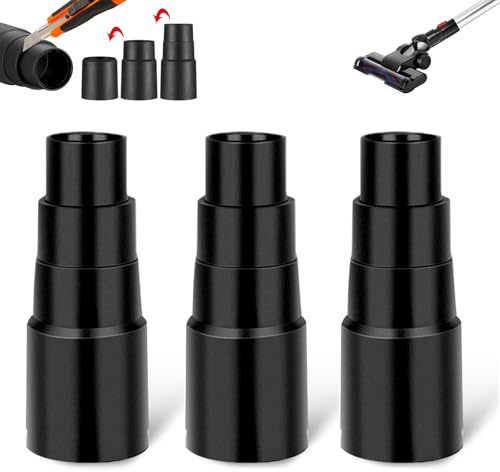 Universal Vacuum Adapter,3 Pcs Vacuum Clearner Adapter Set,Sander Dust Extraction for Power Tools,Hose Reducer Adaptor Kit,for Makita Random Orbital Sander, Jigsaw, Circular Saw Reducer Accessories
