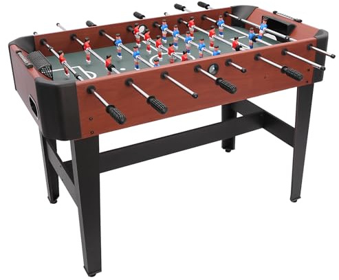 Mesa de futbolín de 8 disparos Mesa de juego multifunción 4 en 1 para niños y adultos, 120 x 61 x 81 cm