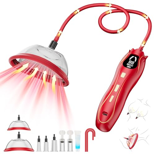 Pussy Pump Electric Rose Clitoral Pump - Vagina Nipple Sucking Toys for Women, 3 Suction Levels & 3 Modes Vacuum Sex Toy, 2 Clit & 5 Nipple Suckers, BDSM Rose Toys Kit for Female Couple Adult Sex Toys