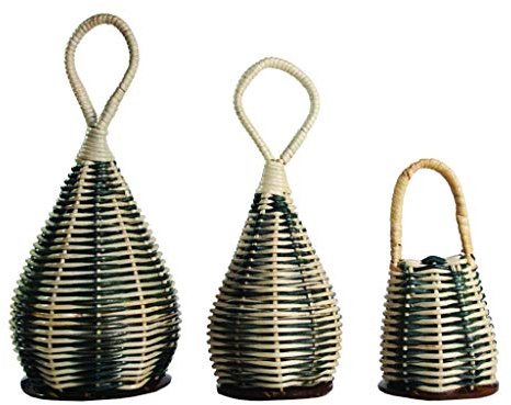Terre Caxixi Rattan Coco Shaker