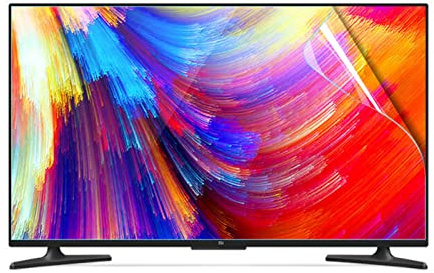 JHZDX 32 43 49 50 55 58 65 Matte TV Bildschirmschutzfolie, Anti Glare/Anti Blue Light/Anti Fingerprint TV LCD Film, Anti-UV Schutzfolie Strahlenschutz Schützen Sie Die Augen,55 1211 * 682