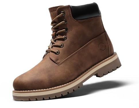 Bruno Marc Stivali da neve uomo, tomaia idrorepellente,Marrone,46
