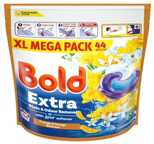 Bold All-In-1 Platinum Pods Washing Liquid Capsules Citrus 44 Washes