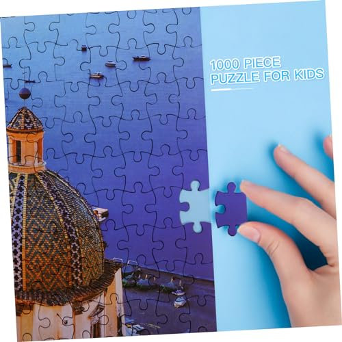 ibasenice Pädagogisches Puzzle 1000-teiliges Meereslandschafts-papiermaterial Sicher Für Jungen Und Mädchen Erwachsene
