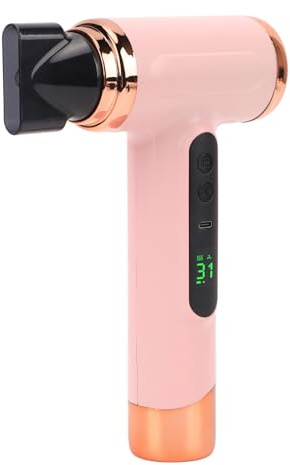 Secador de Pelo Inalámbrico, Secador de Pelo Frío y Caliente Recargable, Secador de Pelo Portátil para Viajes Al Aire Libre de 200 W, Batería de 15000 MAh (Enchufe de la UE)