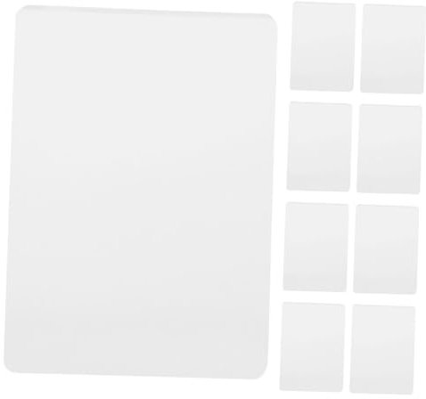OFFSCH 200blätter Transparente Laminierfolien Mikron Stark Glänzend Thermisch Laminierende Schutzfolien Für Fotos Dokumente Karten Klare Laminierpouches