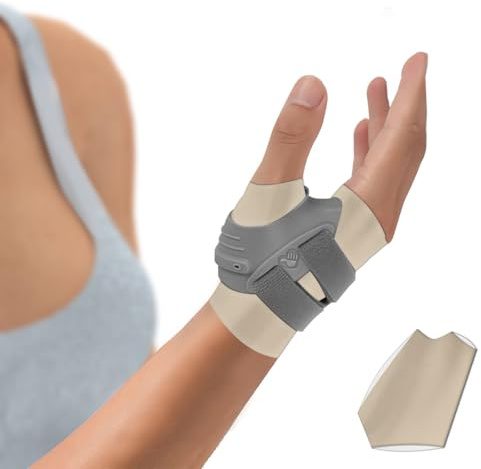 Yogaret Daumenorthese Rechts, Bei Arthrose Daumenbasis, CMC Daumenschiene Daumensattelgelenk Bandage Orthese mit Stabilisieren und den Mittelhandknochen Daumens Positionieren (M, Rechte Hand)