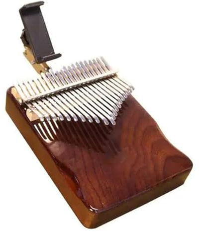 Kalimba 21 Tasten Anfänger Professionelle Instrumente Schwarze Walnuss Kalimbas Mit Ständer Tragbare Daumenklaviertastatur(Style 2)