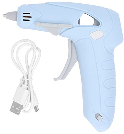 Cordless Hot Glue Gun Kit with English User Manual, for School Crafts Arts Project Home Repairs Party Decorations Fast Preheating, High Temperature, 10W, for 7mm Glue Stick