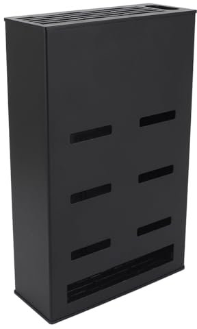 LOCADENCE Blocco di Coltello, 9,3 X 5,9 Pollici di Grande Capacità Montata a Parete Spazio in Alluminio Knives Storage Stand, Organizzatore di Stoccaggio del Macellaio Sospeso