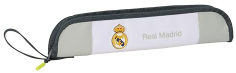 safta Real Madrid Equiicion 25/26 Porte-flûte de Haute qualité et résistant pour Instrument de Musique 37 x 2 x 8 cm Blanc M Casual, Blanc., m, Décontracté