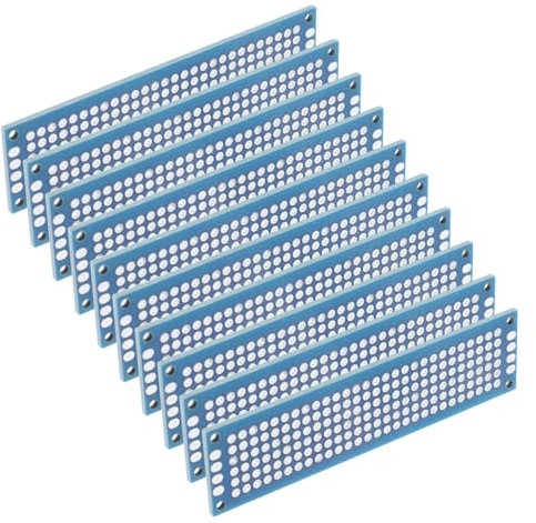 Alipis 10piezas Placas De Impreso Placas Soldables De Doble Cara Para Proyectos Electrónicos