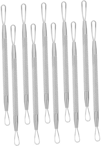 CALLARON 7pezzi Kit Rimozione Pulizia Aghi Per Brufoli Rimozione Punti Strumenti Multifunzionali Per Del Pulizia Colori Misti