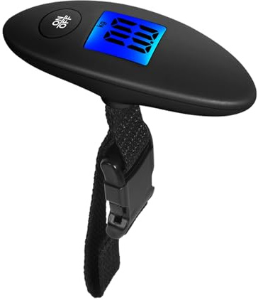 Digital Luggage Scale - 10g-40kg Portable Suitcase Weighing Scales With Lcd Display | Hangable Travel Suitcase Weighing Scope | Compact Traveler Hanging Scope Compact And Lightweight