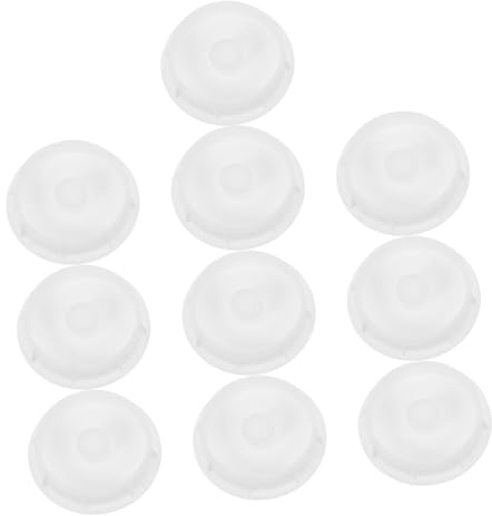 BESTonZON 10pcs Reusable Sticky Roller Covers Compatible with Lint Rollers for Pet Hair Removal Clothes Carpets Car Seats Easy Replacement Protective Plastic Covers for Versatile Use