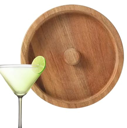 Saliera per Margherite - Zuccheriera In Legno Per Bar | Strumento Da Cucina Per Decorare Bevande Mescolare E Servire A Casa Festa E Decorazione