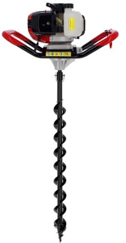 Suricut Tarière Thermique Semi-Professionnelle 62 cm3 + mèche 60 mm