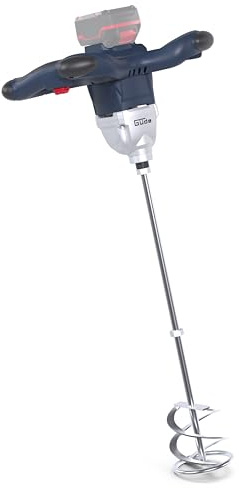 Güde RW 18-0 Akku Rührwerk – 18 Volt Lithium-Ionen, M14 Aufnahme, 12 cm Mischaufsatz Durchmesser, ohne Akku und Ladegerät, für Baustelle & Heimwerker