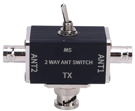 GOWENIC Original Design 2 Position Coaxial with BNC Connector for HAM Radio Antenna HF VHF UHF Radio