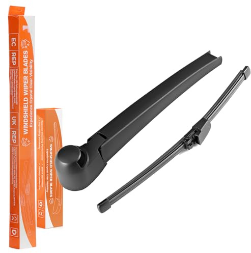 ISINEVER Heckscheibenwischer Set Kompatibel mit VW Passat B6 3C5 05-10 Passat B7 365 10-14 Golf IV V Polo, Hinten Wischerarm Scheibenwischer Arm & Blatt Set (2er Set: 275mm/265mm)