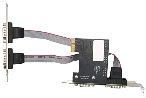 Keenso Scheda Adattatore PCIE 4 Porte Seriali Scheda di Espansione Interfaccia PCI Express X1 per Dispositivi di Monitoraggio Seriale