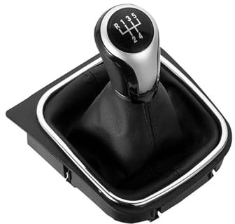 Schaltknauf Gang Kompatibel Mit VW Für Golf-7 Für GTI Für GTD 2013 2014 2015 2016 2017 2018 Schaltknauf 5/6 Geschwindigkeit Auto Stick Hebel Shifter HandBall(C)