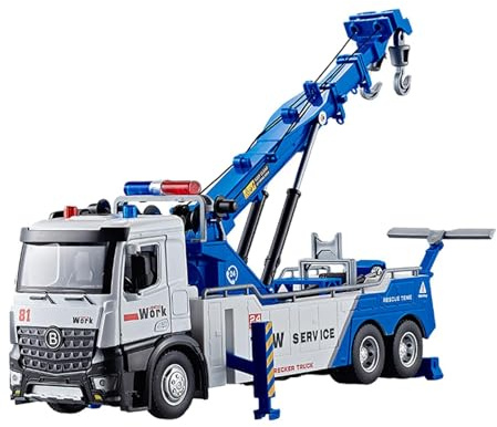 mophrati Das Kranwagen Spielset fördert die Kreativität und Koordination von Kindern mit interaktiven Lernfunktionen. Baufahrzeug für Jungen und Mädchen.