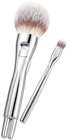 Makeupborstar,4 i 1 magnetiskt skönhetsverktyg för makeup | makeupborstset,för Hemmabruk, och Studio, Resor, Bröllopsförberedelser, Fotografering, Dejtkväll och Fest
