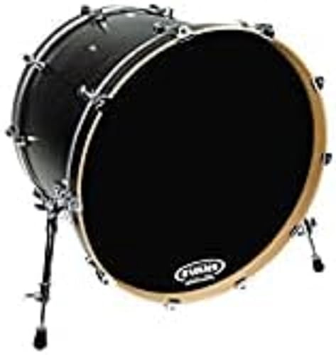 Evans BD28RB-NP EQ3 Resonanzfell für Bassdrums, keine Mikrofonöffnung, 71,1 cm, Schwarz