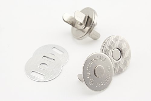 10 mm magnetischer Druckknopf für Tasche Geldbörse Magnetverschluss Antibronze zur Auswahl 20 Stück Thin