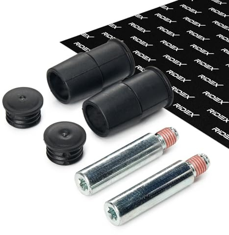 RIDEX 1165G0019 Führungshülsensatz Bremssattel Hinterachse Vorderachse Kompatibel mit VW Golf 7 Schrägheck 5G1, BQ1, BE1, BE2 Golf 4 Schrägheck 1J1 Golf 6 5K1 Golf 5 Schrägheck 1K1 POLO 9N