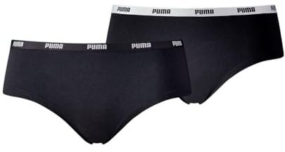PUMA Hipster, Biancheria intima Donna, Nero, XS