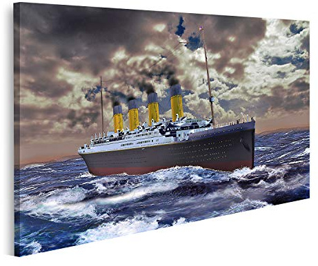 islandburner Bild auf Leinwand Titanic Bilder Wandbilder Poster