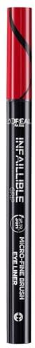 L'Oréal Paris Matita Eyeliner Liquida Infaillible Micro Liner, Punta Micro per un Tratto Fluido, Preciso ed Intenso, Resistente ad Acqua e Sudore Fino a 36H, Tonalità: 01 Obsidian